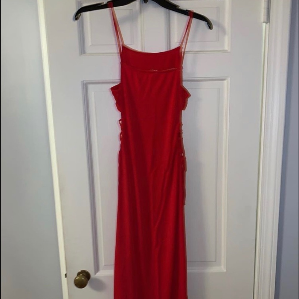 Red sundress